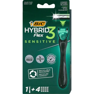 BIC Hybrid shaver 1+4rez, 1 pc