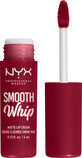 Nyx Professional MakeUp Smooth Whip Rossetto opaco 15 Mousse al cioccolato, 4 ml