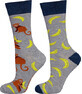 SOXO Men&#39;s socks with banana pattern, 1 piece