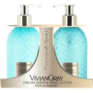Vivian Gray Set Jasmine &amp; Patchouli Cremige Flüssigseife + Handcreme, 1 Stk