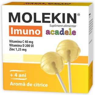 Molekin Imuno goût agrumes 4 ans+ x 12caps, Zdrovit