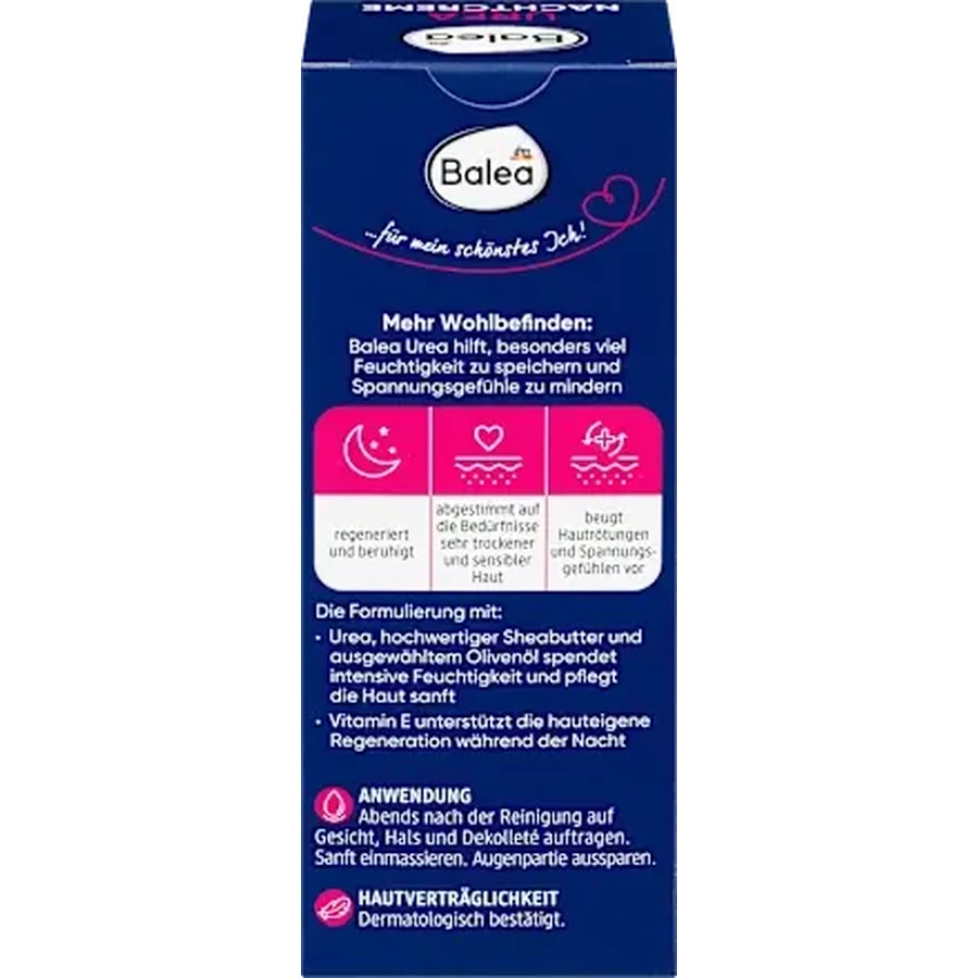 Balea Urea Night Cream, 50 ml