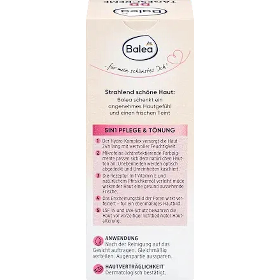 Balea Day Cream 5in1 BB with SPF15 medium, 50 ml