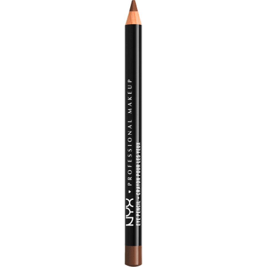Nyx Professional MakeUp Slim Eye Lápiz de ojos 914 Marrón medio, 1 ud.