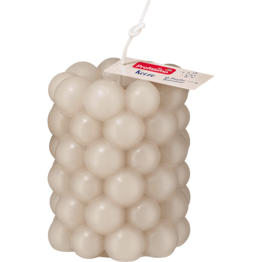 Profissimo Decorative candle with bubbles, 1 pc