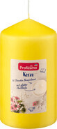 Profissimo Yellow decorative candle, 1 pc