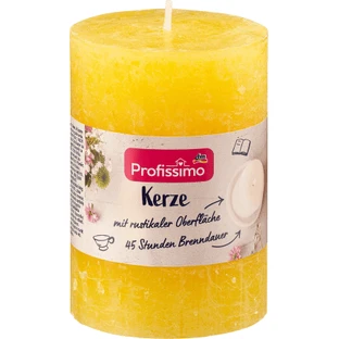 Profissimo Yellow candle, 1 pc