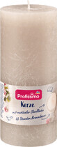 Profissimo Rustic candle 160/68 grey, 1 piece