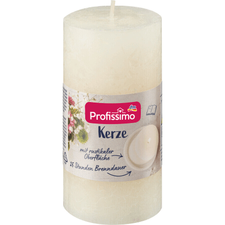 Buy Profissimo Rustic Candle Ivory 100/50, 1 pc Profissimo Rustic Candle Ivory 100/50, 1 pc