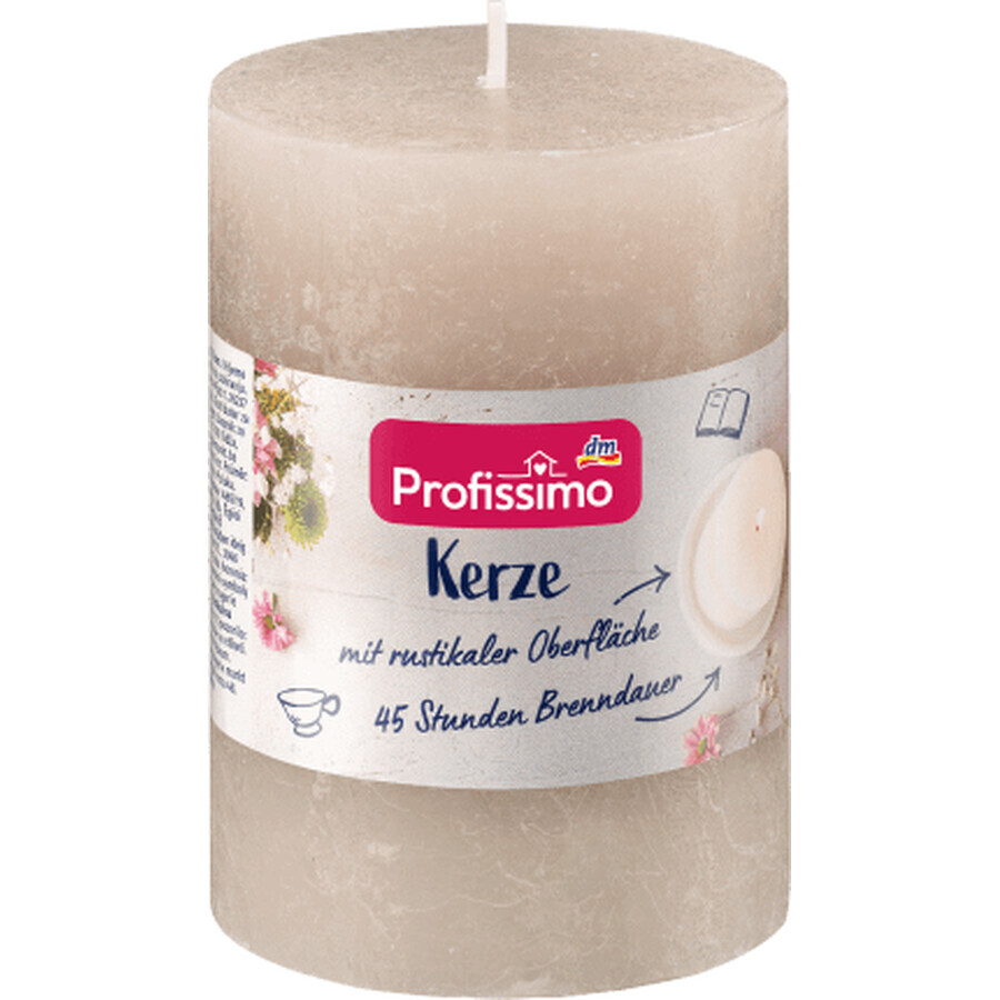 Profissimo Rustic candle 100/68 shaded grey, 1 piece