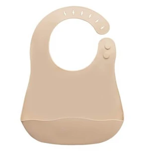 Silicone bib, 6 months+, Bubble Beige, Appekids