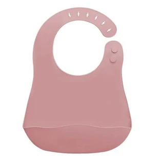 Silicone bib, 6 months+, Old Rose, Appekids