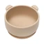 Silicone bowl with suction cup The Little Bear, 6 months+, Bubble Beige, Appekids