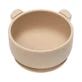 Silicone bowl with suction cup The Little Bear, 6 months+, Bubble Beige, Appekids
