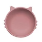 Silicone bowl Kitty I, 6 months+, Old Rose, Appekids