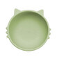 Silicone bowl Kitty I, 6 months+, Raw Green, Appekids