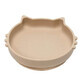 Kitty II silicone bowl, 6 months+, Bubble Beige, Appekids