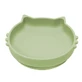 Bol en silicone Kitty II, 6 mois et +, Raw Green, Appekids