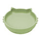 Kitty II silicone bowl, 6 months+, Raw Green, Appekids