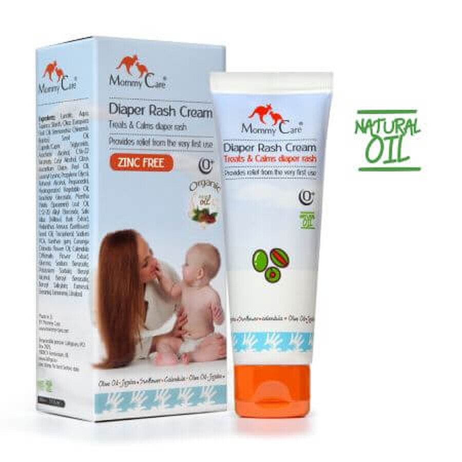 Zinc-free diaper rash cream, 80 ml, Mommy Care