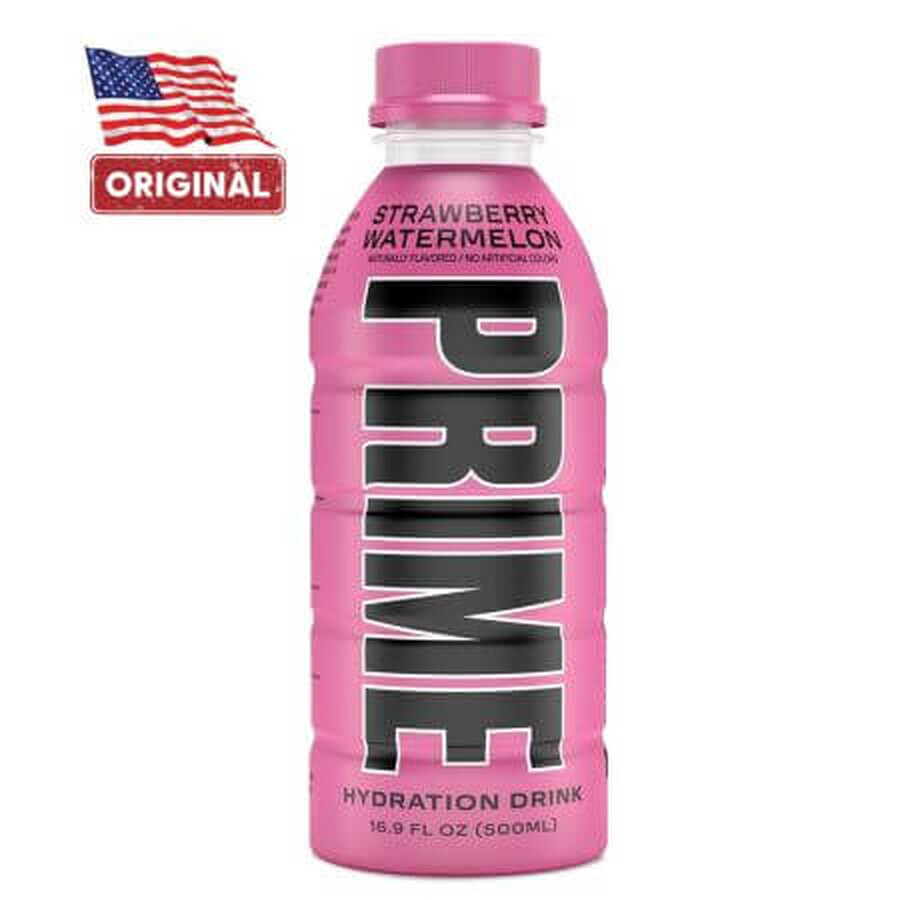 Prime Rehydration Drink with Strawberry and Watermelon Hydration Drink USA, 500 ml, GNC