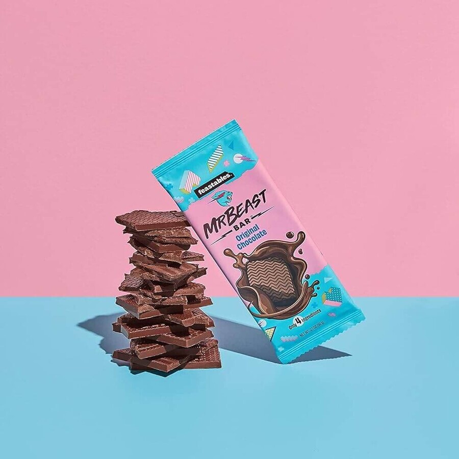 Buy Milk Chocolate Original, 60 g, Mr Beast Feastables Milk Chocolate Original, 60 g, Mr Beast Feastables