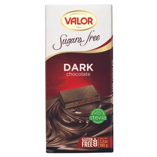 Dunkle Schokolade ohne Zucker, 100 g, Valor