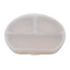 Plato compartimentado de silicona con ventosa y tapa, 6 meses+, Bubble Beige, Appekids