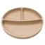 Plato de silicona compartimentado con ventosa, 6 meses+, Bubble Beige, Appekids