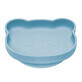The Little Bear silicone plate with suction cup, 6 months+, Aqua Blue, Appekids