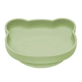 Plato de silicona con ventosa The Little Bear, 6 meses+, Raw Green, Appekids