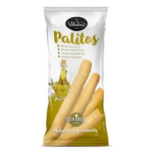 Grisines con aceite de oliva y sal, 60 g, Palitos