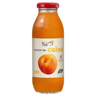 Sugar-free apricot nectar Bun de Tot, 300 ml, Dacia Plant
