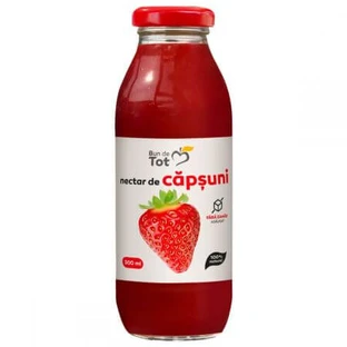 Nectar de fraise sans sucre Bun de Tot, 300 ml, Dacia Plant