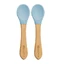 Bamboe lepelset, 6 maanden+, Aqua Blauw, Appekids