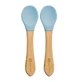Bamboe lepelset, 6 maanden+, Aqua Blauw, Appekids