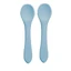 Silicone spoon set, 6 months+, Aqua Blue, Appekids