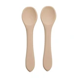 Silicone spoon set, 6 months+, Bubble Beige, Appekids