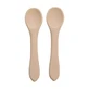 Set de cuillères en silicone, 6 mois+, Bubble Beige, Appekids