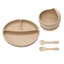 Basic Silicone Afleidingsset, 6 maanden+, Bubble Beige, Appekids