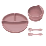 Basis Silicone Afleidingsset, 6 maanden+, Old Rose, Appekids
