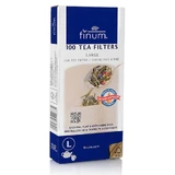 Bruine theefilters maat L, 100 stuks, Finum