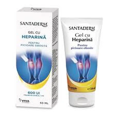 Santaderm Heparine Gel 600 IE, 50 ml, Viva Pharma