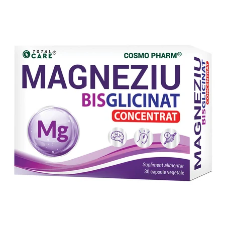 Magneziu Bisglicinat, 30 capsules, Cosmopharm