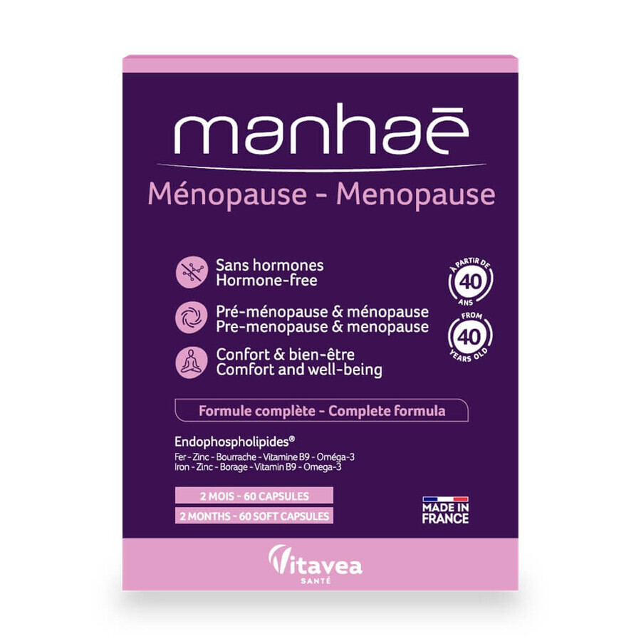 Menopause Gummies, 60 gummy jellies, Manhae