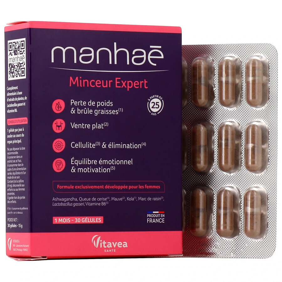 Slimming Expert, 30 vegetarian capsules, Manhae