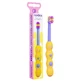 Cepillo de dientes para niños 0-2 años amarillo Super Soft, 1 pieza, Nordics
