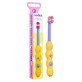 Cepillo de dientes para ni&#241;os 0-2 a&#241;os amarillo Super Soft, 1 pieza, Nordics