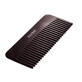 Cellulose acetate comb with vegan leather cover, Brown, 1 piece, You First