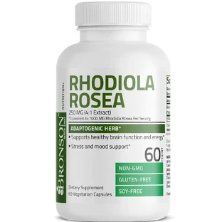 Rhodiola Rosea wortel, 1000 mg, 60 capsules, Bronson Laboratories